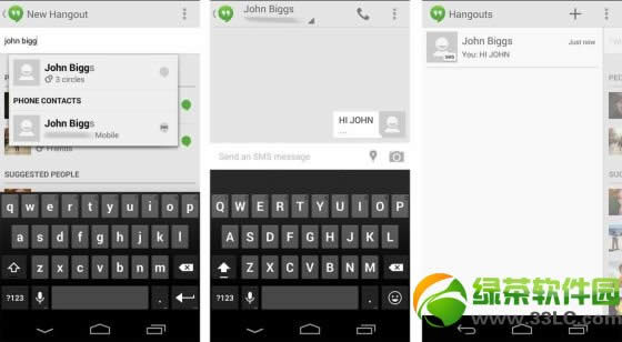 android 4.4 kitkat⣺Hangouts֧ߴӡ3