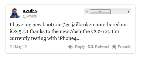 Absinthe 2.0支持iOS 5.1.1完美越狱工具