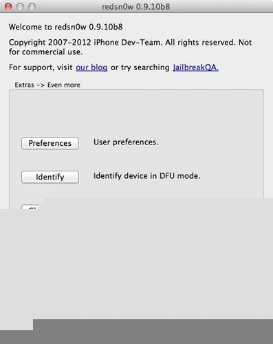 iOS越狱工具RedSn0w 0.9.10b8发布
