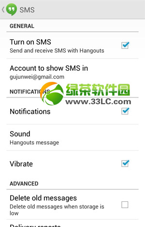 android安卓4.4怎么关闭环聊?安卓4.4关闭hangouts环聊方法3