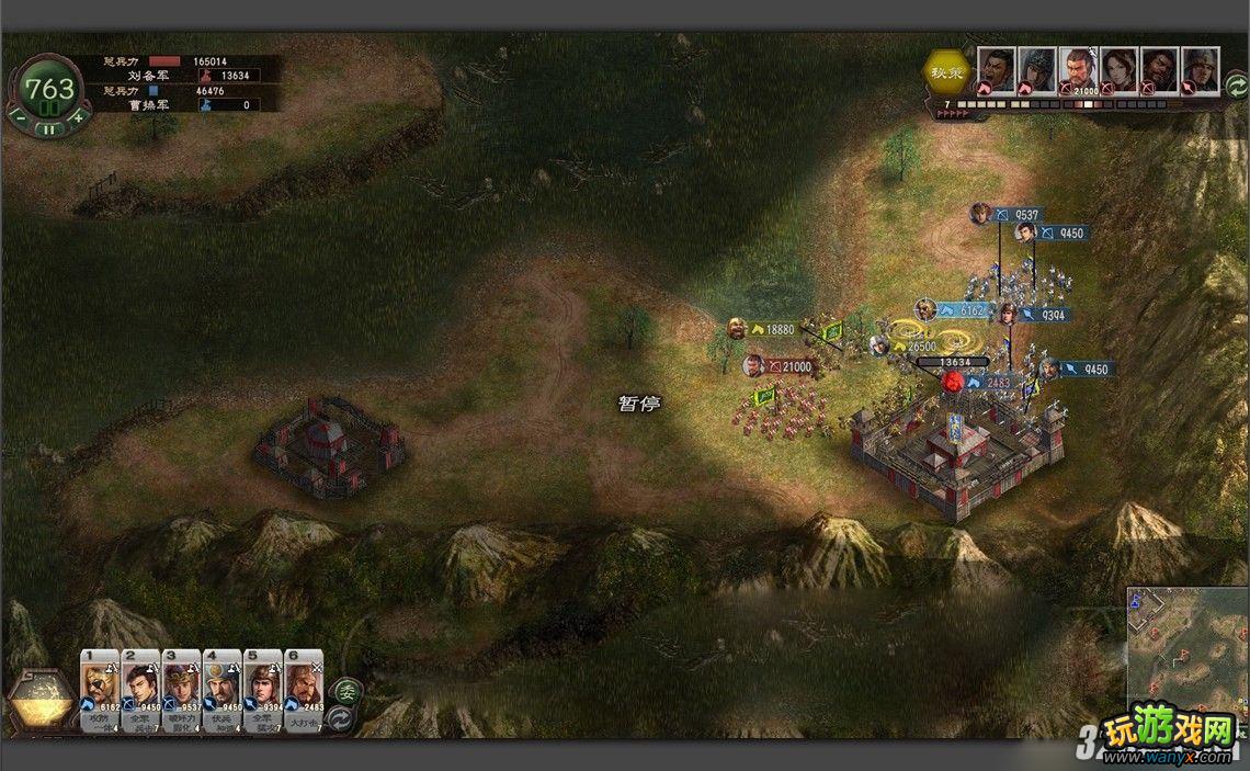 《三国志12》6路人马面对绝地守城攻略