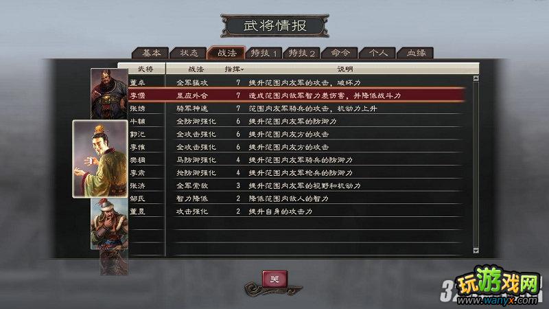 《三国志12》董卓初始势力嗜血西风新手攻略