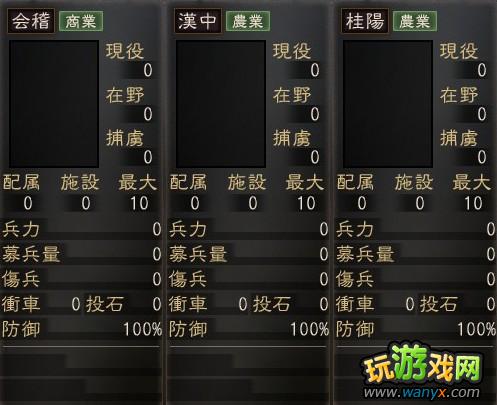 《三国志12》全40个都市简易资料