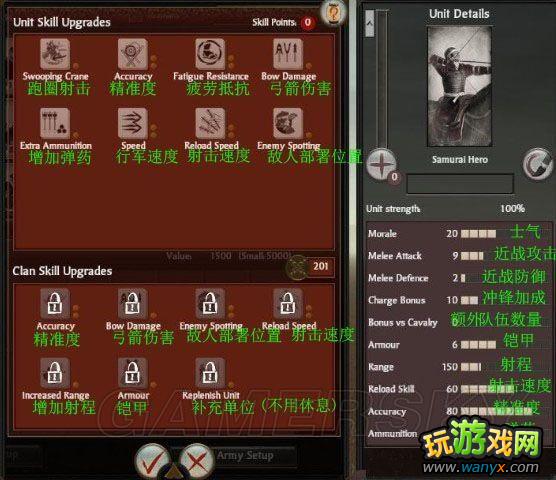 《幕府将军2-武家之殇》技能翻译