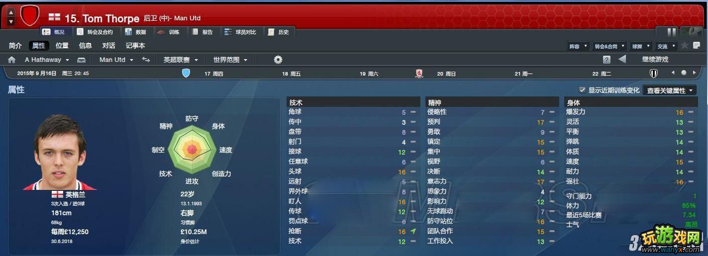《足球经理2012》曼联(卡灵顿)训练基地妖人推荐攻略