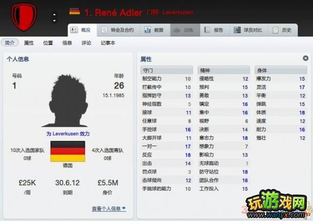 点击查看大图 《足球经理2012》妖人推荐