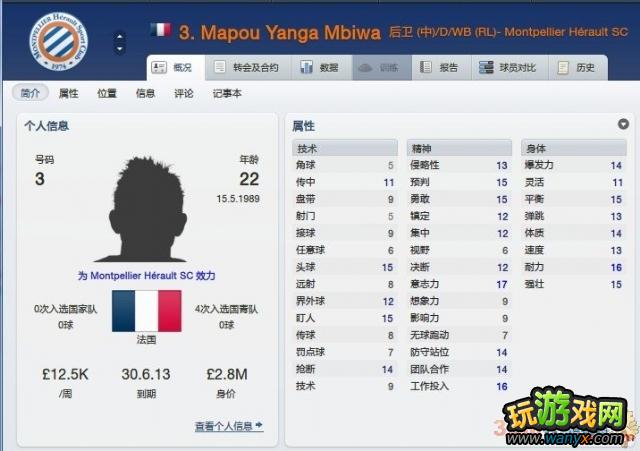 点击查看大图 《足球经理2012》妖人推荐