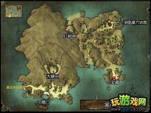 《崛起2:黑暗水域》金银岛主要任务图片提示