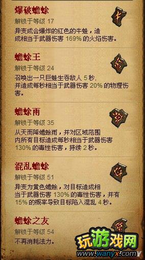 《暗黑破坏神3》巫医技能详解