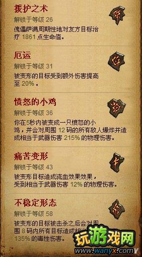 《暗黑破坏神3》巫医技能详解