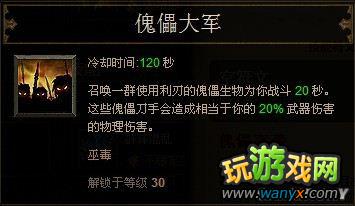 《暗黑破坏神3》巫医技能详解