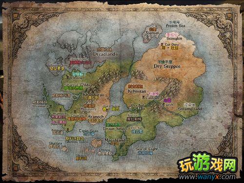 《暗黑破坏神3》游戏地图中英文对照详解