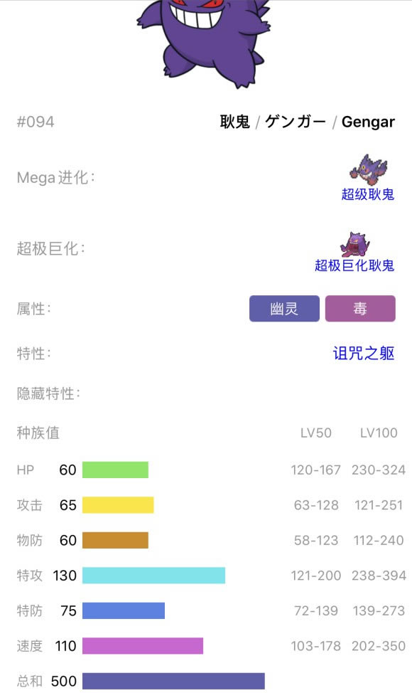 Pokemmo耿鬼性格选择及配招推荐_本站
