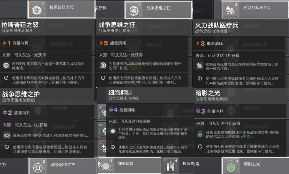 命运2神隐赛季战场模组选择搭配推荐_本站
