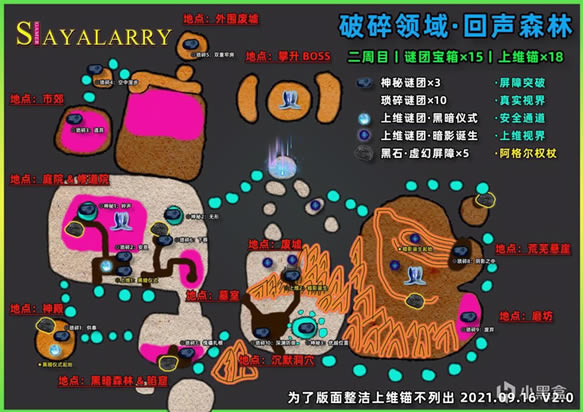 命运2神隐赛季破碎领域回声森林全收集地图分享 谜团位置列表