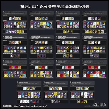 命运2永夜赛季氪金商店内容介绍 商店刷新列表一览_本站