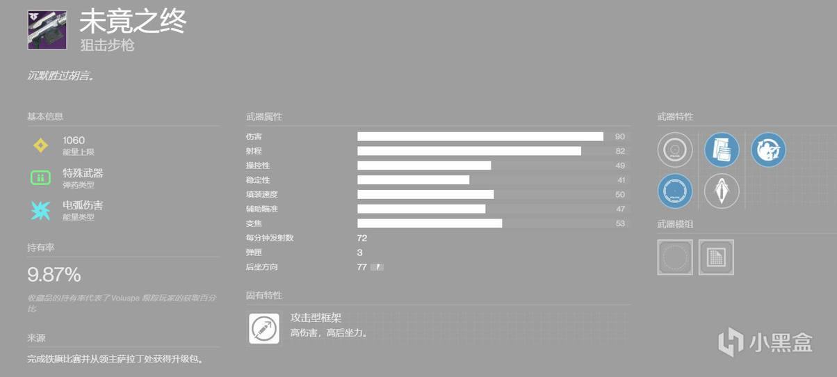 《命运2》14赛季铁旗回归武器面板数据一览_本站