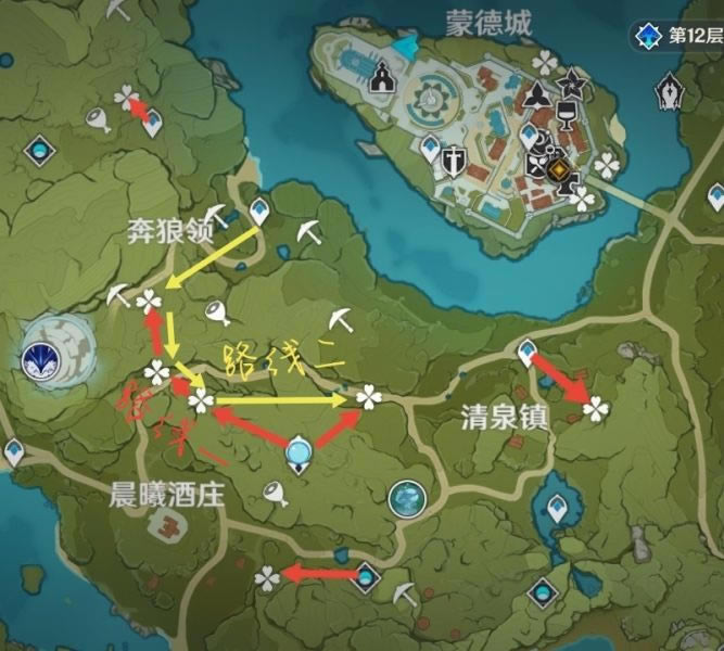 原神1.5尤拉突破材料快速采集路线分享_本站