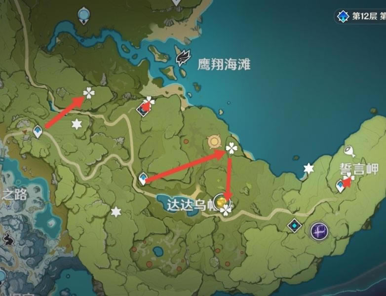 原神1.5尤拉突破材料快速采集路线分享_本站