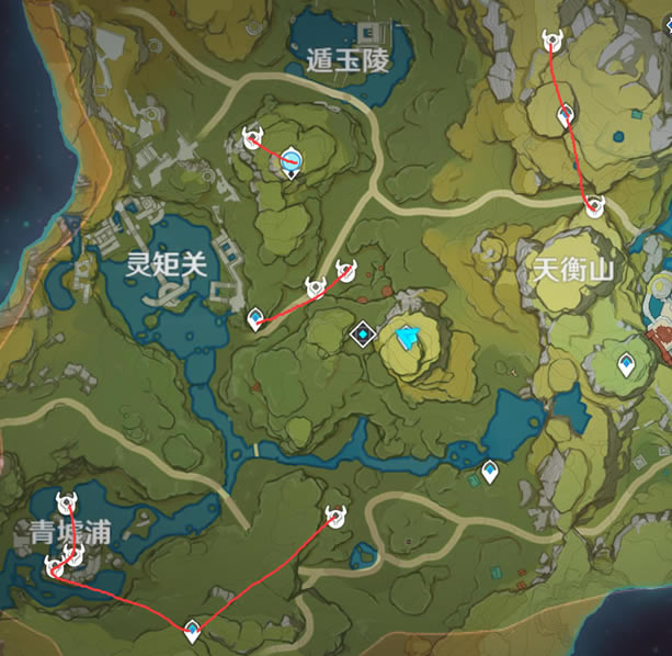 原神迪奥娜天赋等级素材取得攻略及路线推荐 1.1迪奥娜天赋等级素材位置大全