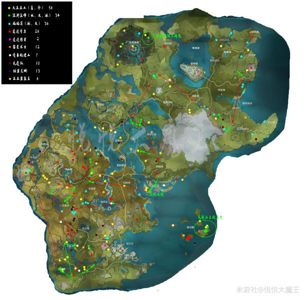 原神深渊法师讨伐路线推荐 全深渊法师位置总结