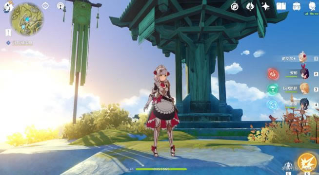 原神公测版璃月地区空中庭院位置分享 璃月地区最高点登顶办法