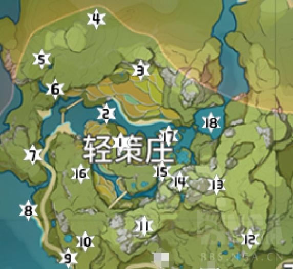 原神公测版璃月全风神瞳位置汇总 璃月风神瞳获取方法_本站