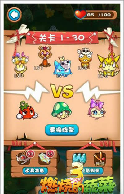 燃烧的蔬菜3 1-30一成不变的BOSS三星通关