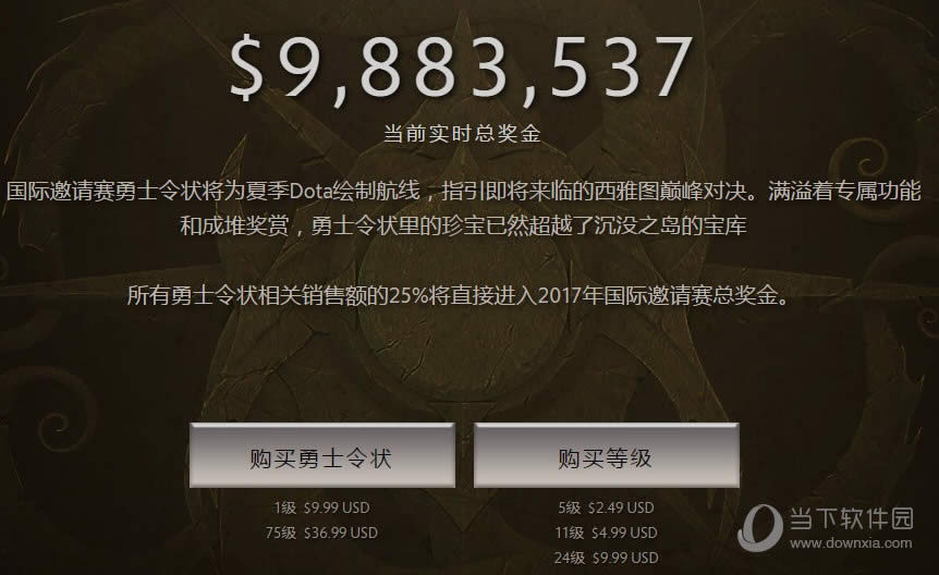 Dota2奖金池