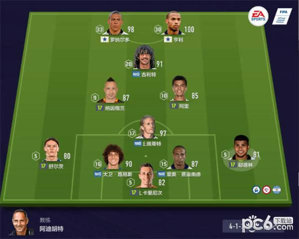 fifaonline4阵型推荐 fifa online4阵型41212战术板详细说明