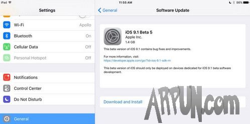 ios9.1beta5有什么更新?