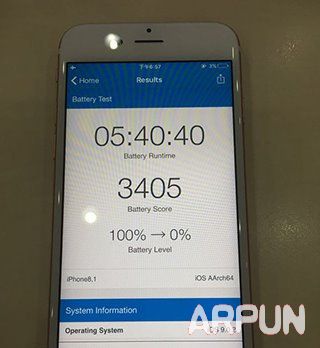 iphone6s续航能力实测,6s用电测试