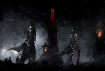 剑网3DENGANG作品_剑网3实力画师暗黑系列作品