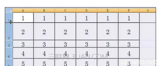 Excel2007怎样设置平均行列间距