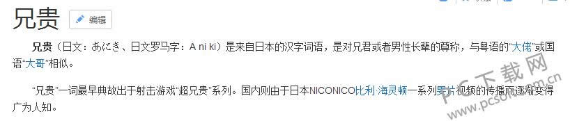 兄贵是什么意思?