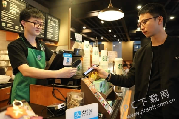 支付宝成功拿下星巴克 以后去星巴克就能使用支付宝付款了!