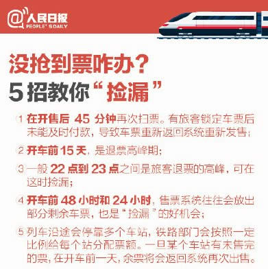 2018春运火车票抢票攻略大全 2018年春运火车票抢票技巧