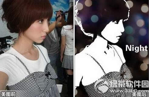 美图秀秀怎么做剪影 美图秀秀制作剪影教程