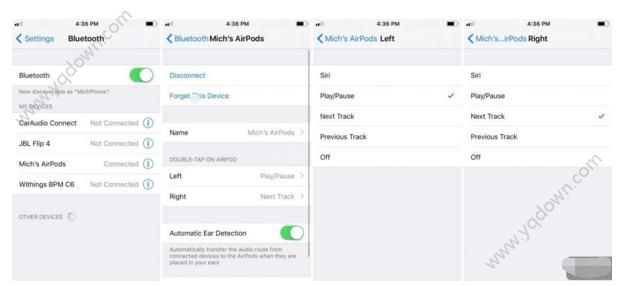 ios11AirPods双触功能怎么弄_ios11AirPods双触功能设置方法