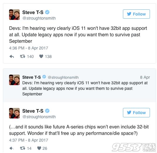 iOS11将完全停止支持32位应用是真的吗_iOS11完全停止支持32位应用详情