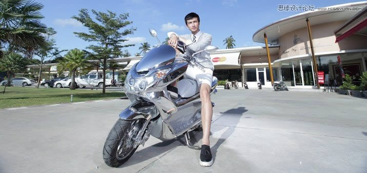 调出色彩浓郁外景男生写真照片的PS教程