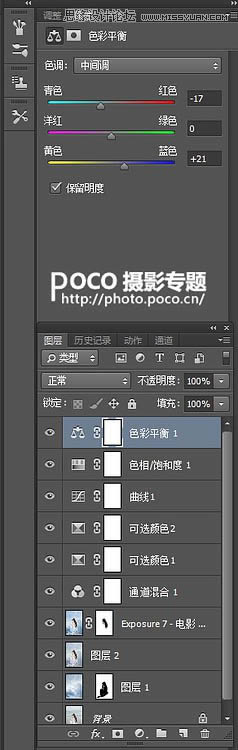 PS调出蓝色唯美仙境古装女生写真照片