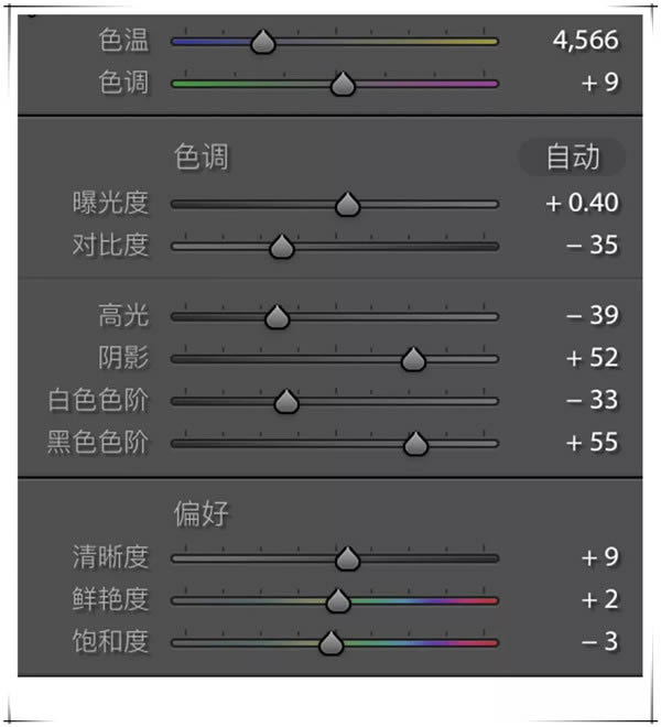 调出暗调夜景暖色人像艺术照片的PS教程