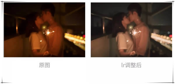 调出暗调夜景暖色人像艺术照片的PS教程