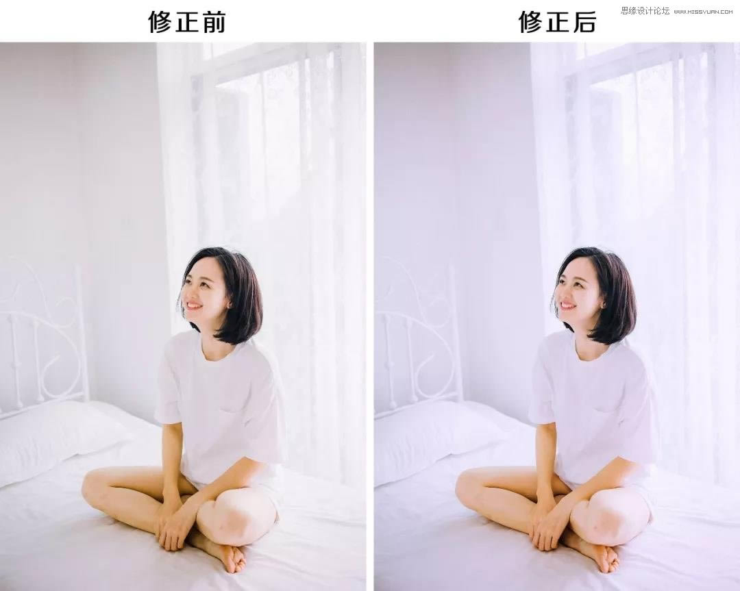调出甜美通透室内女生照片的PS教程