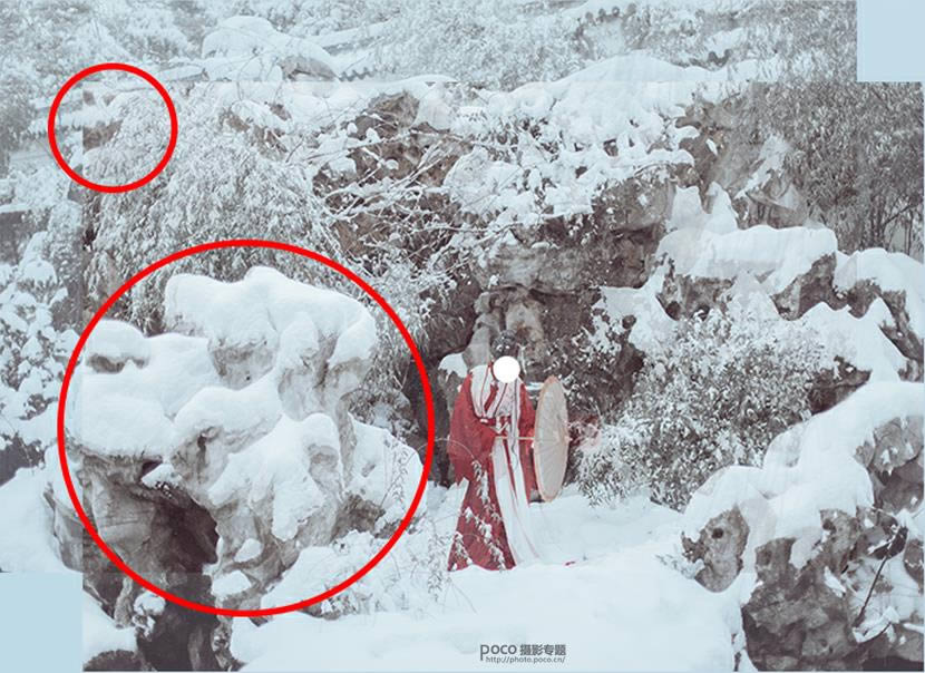 调出洁白冷色雪景人物照片的PS教程