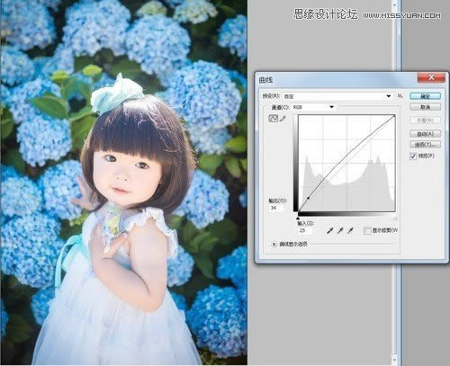 学习美化提亮户外儿童照片的PS教程