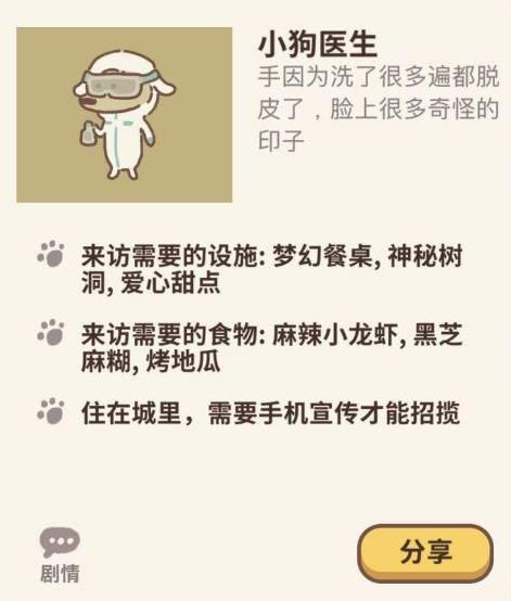 动物餐厅小狗医生怎么解锁_动物餐厅小狗医生来访条件一览
