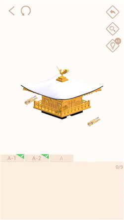 我爱拼模型日本京都金阁寺图解攻略_我爱拼模型日本京都金阁寺如何拼接