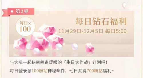 闪耀暖暖每日钻石福利活动详情_闪耀暖暖每日钻石福利活动内容一览